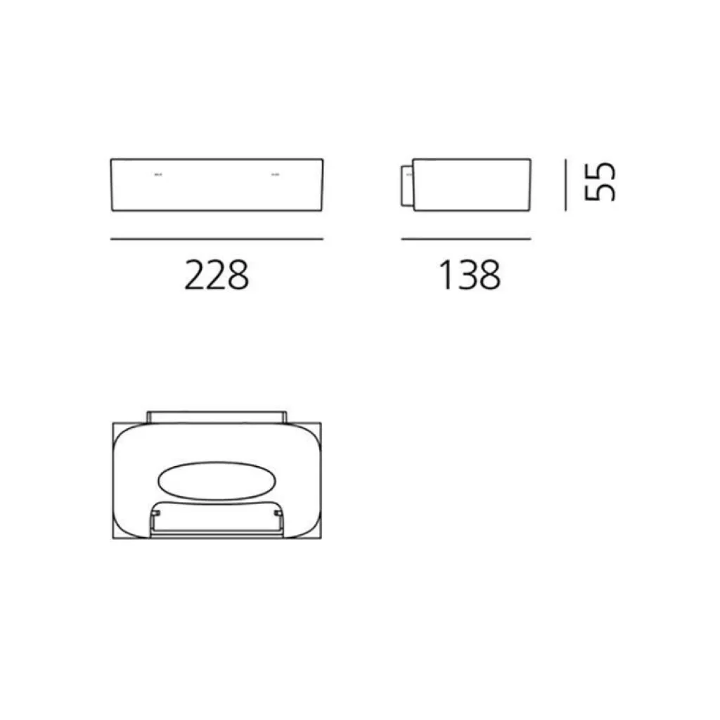 Wandleuchten^Artemide Melete LED Wandleuchte