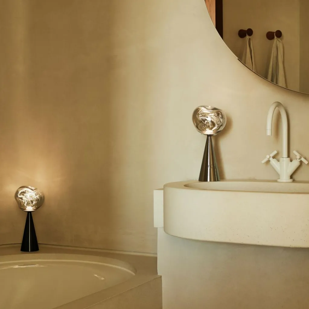 Tom Dixon Melt LED Tischleuchte mit Akku| Badezimmerleuchten