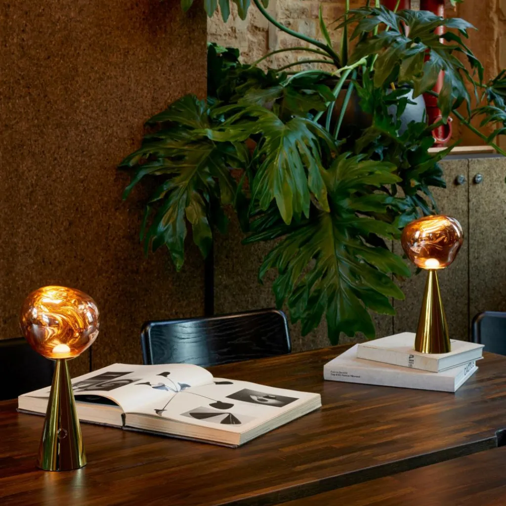 Tom Dixon Melt LED Tischleuchte mit Akku| Badezimmerleuchten