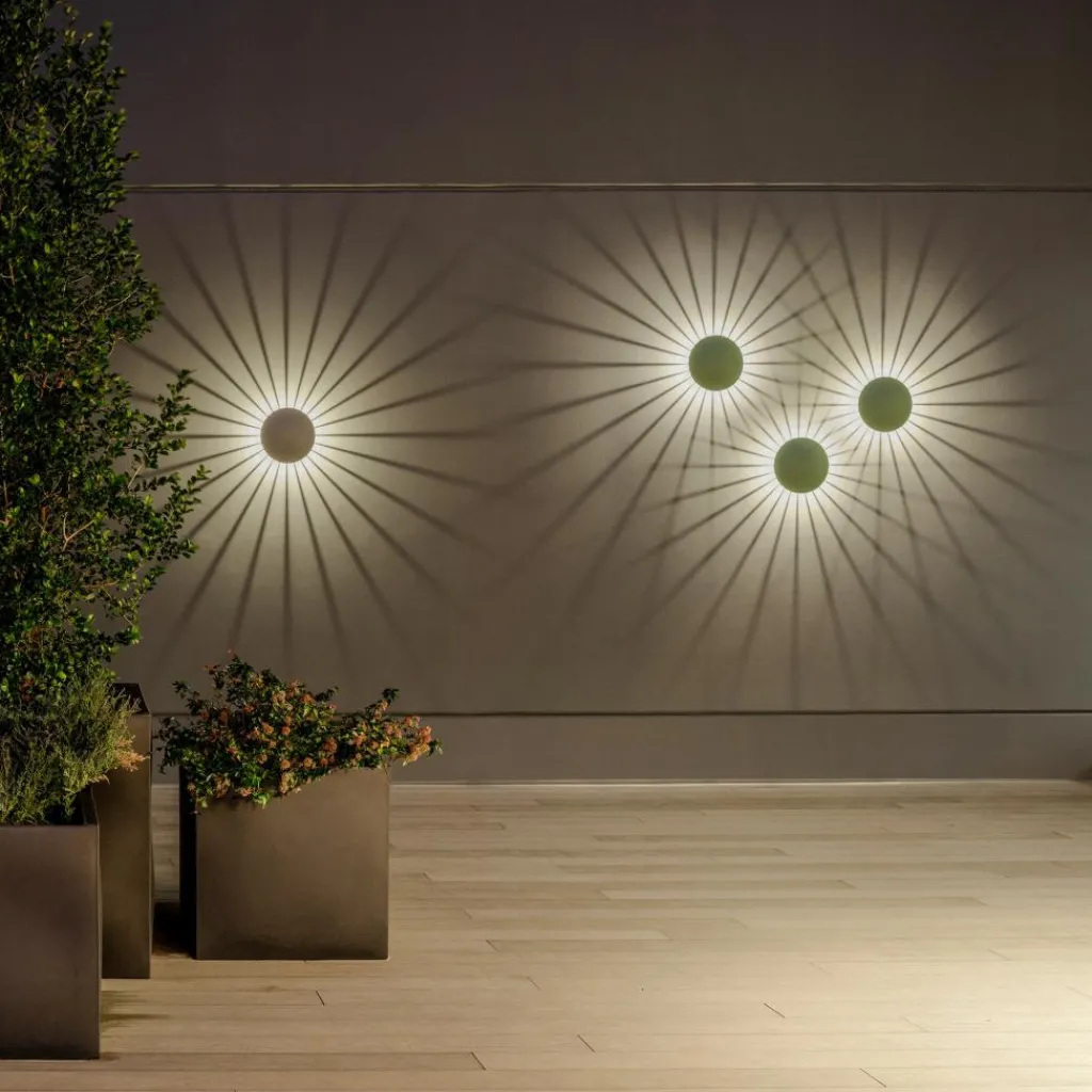 Deckenleuchten Außen|Deckenleuchten Außen^Vibia Meridiano 4720 LED Außenwandleuchte