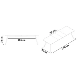 Esstische^OUT Objekte unserer Tage Meyer Esstisch ausziehbar 180-270cm