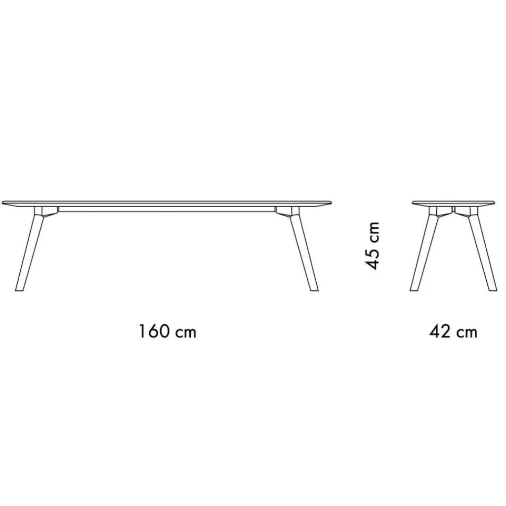 Bänke^OUT Objekte unserer Tage Meyer Medium Bank 160cm