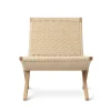 Sessel^Carl Hansen MG501 Cuba Chair klappbar mit Geflecht Papiergarn