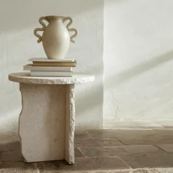Tische^Ferm Living Mineral Marmor Skulpturtisch