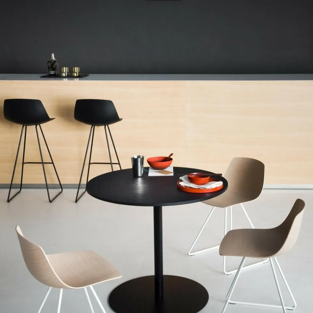 Lapalma Miunn Barhocker Kufengestell schwarz H75| Barhocker