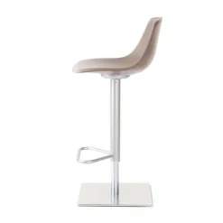 Lapalma Miunn S104 Barhocker Sitzfläche Leder 75-100cm| Barhocker