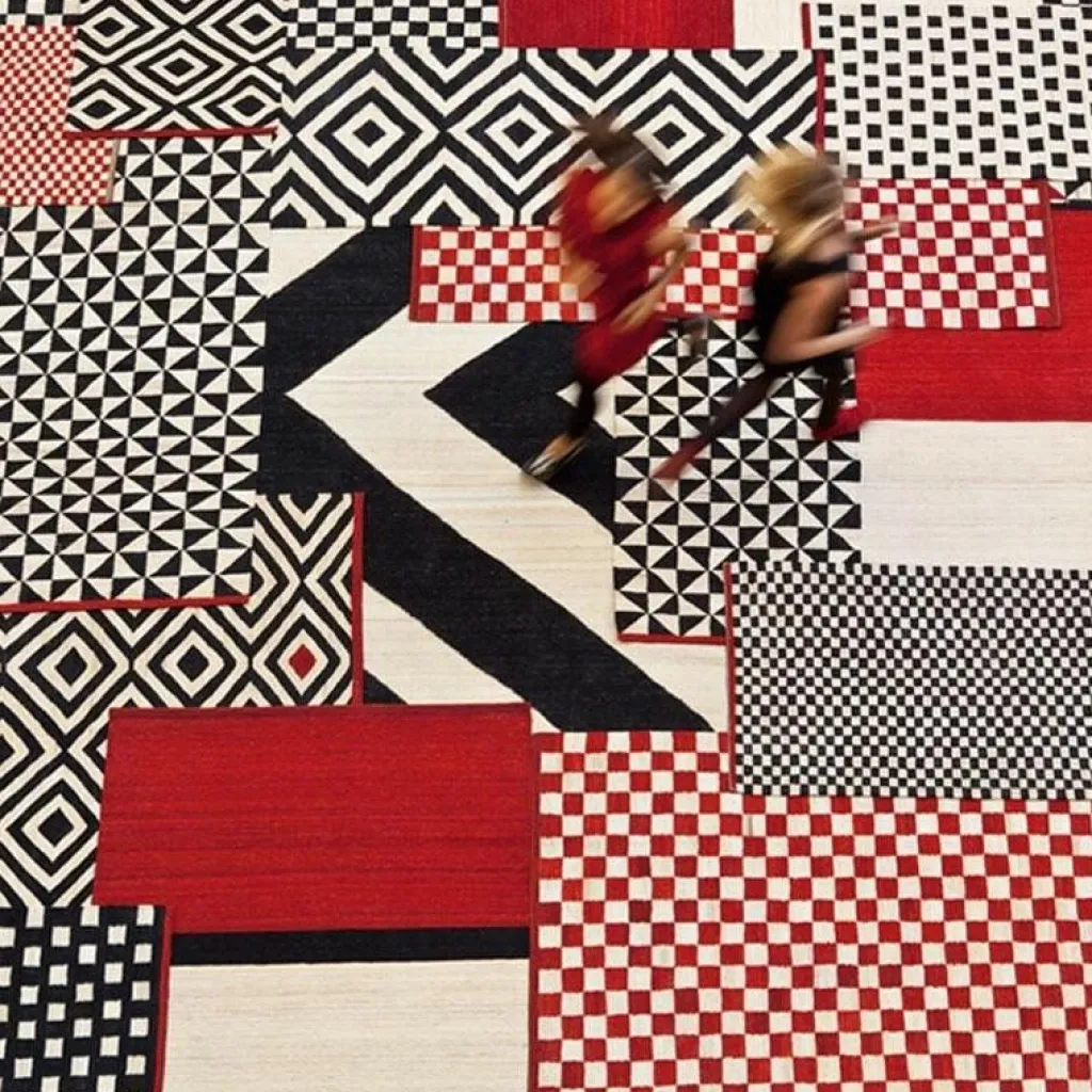 Teppiche^nanimarquina Mélange Pattern 4/5 Kilim Teppichläufer