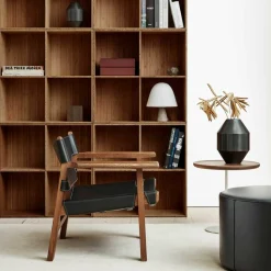 Fredericia Mono Pouf Leder| Poufs