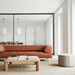 Poufs^Fredericia Mono Pouf Leinen