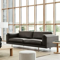 Poufs^Fredericia Mono Pouf Leinen