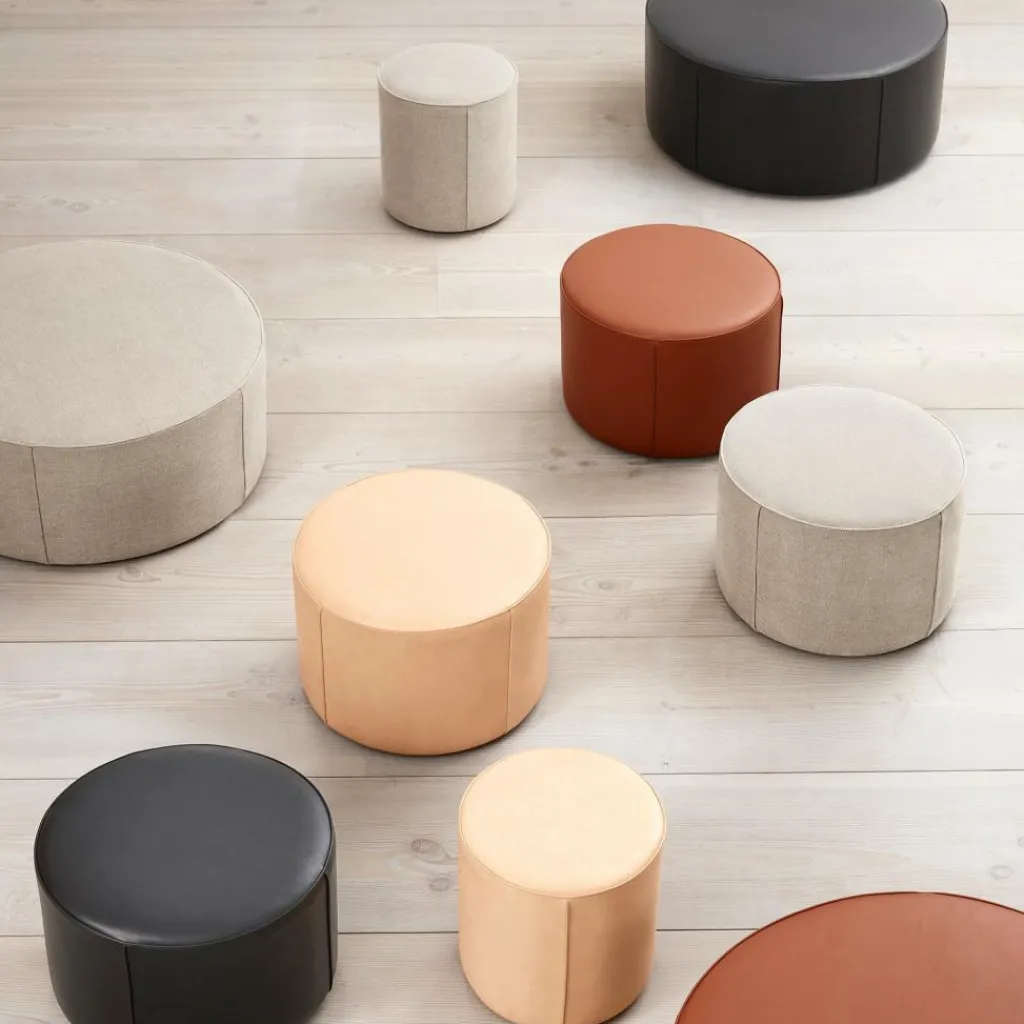 Poufs^Fredericia Mono Pouf Leinen