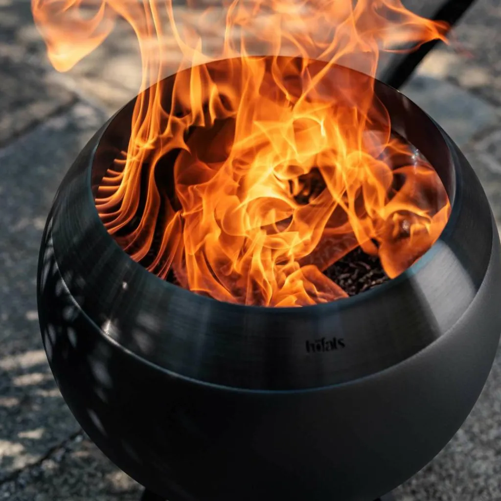 höfats Moon 45 Feuerschale mit hohen Fuß| Grills & Feuerstellen
