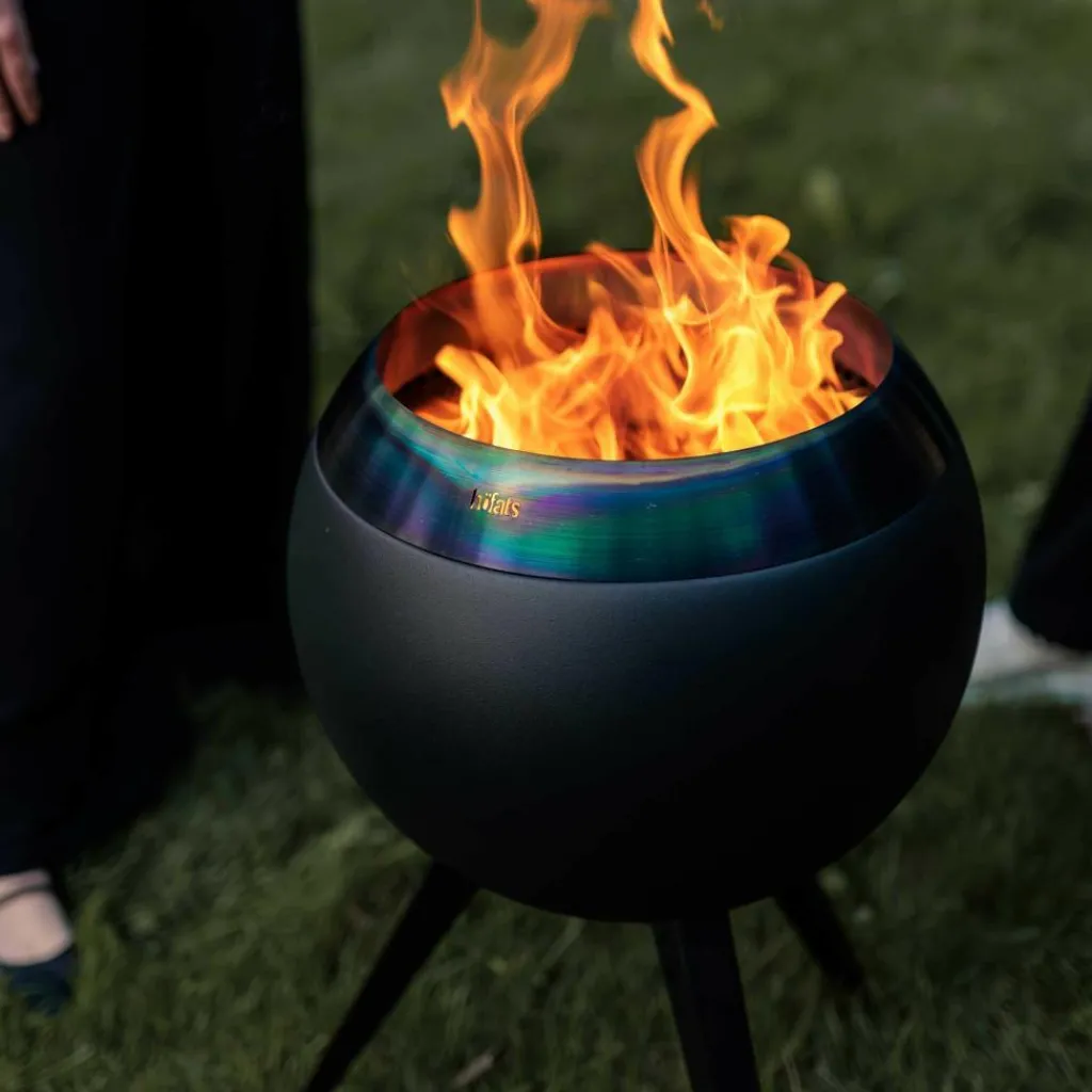 höfats Moon 45 Feuerschale mit hohen Fuß| Grills & Feuerstellen