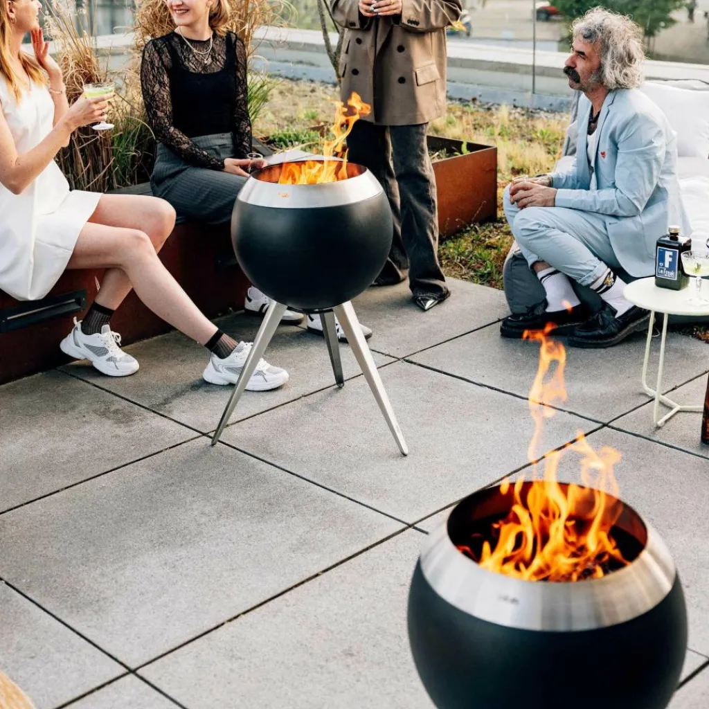 höfats Moon 45 Feuerschale mit hohen Fuß| Grills & Feuerstellen