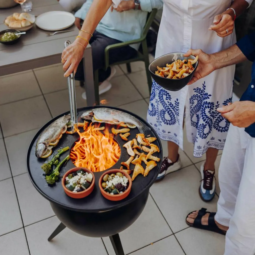 Grills & Feuerstellen^höfats Moon 45 Plancha-Grillset hoch