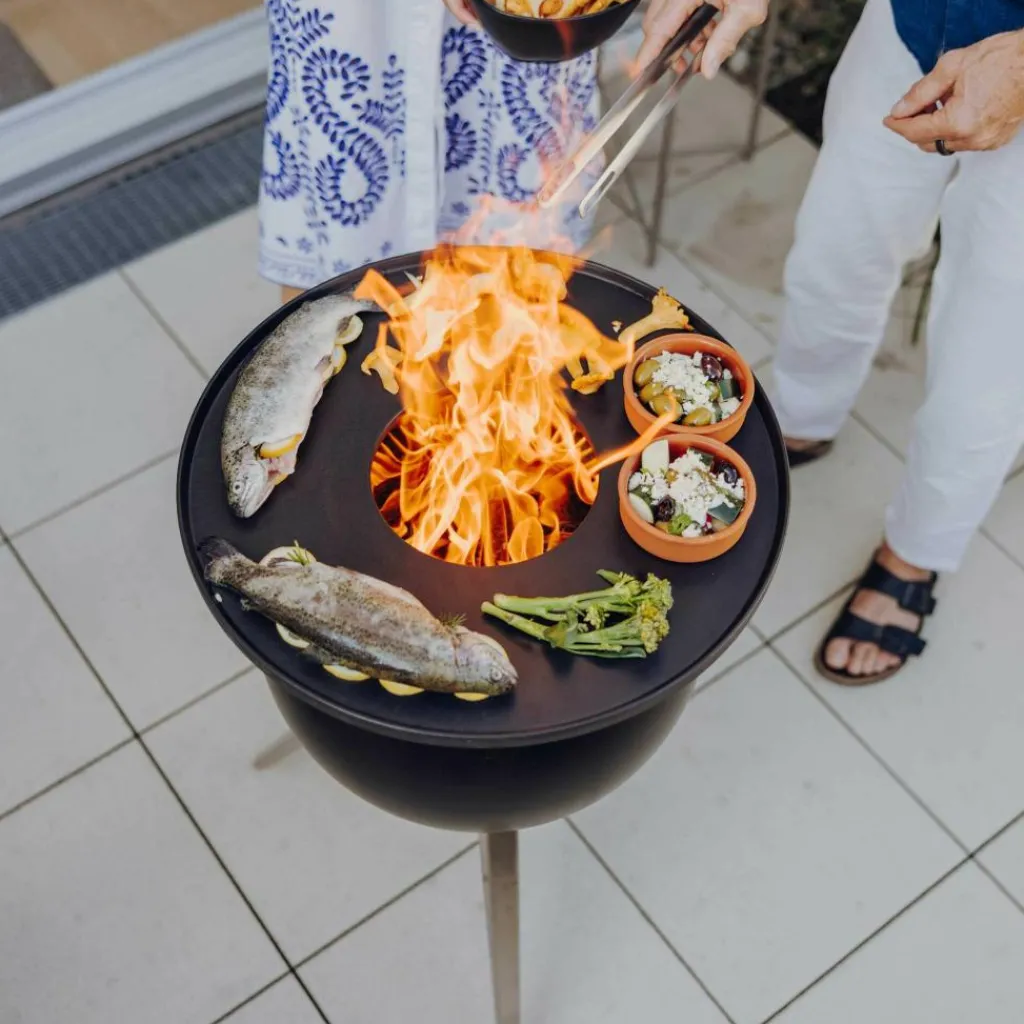 Grills & Feuerstellen^höfats Moon 45 Plancha-Grillset hoch