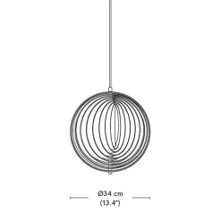 Verpan Moon Opal Pendelleuchte Ø 34cm| Pendelleuchten