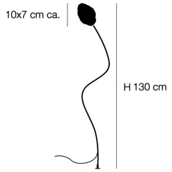 Außenstehleuchten|Außenstehleuchten^Catellani & Smith More F Außenstehleuchte H 130cm