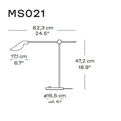 Fritz Hansen MS021 LED Schreibtischleuchte| Schreibtischleuchten