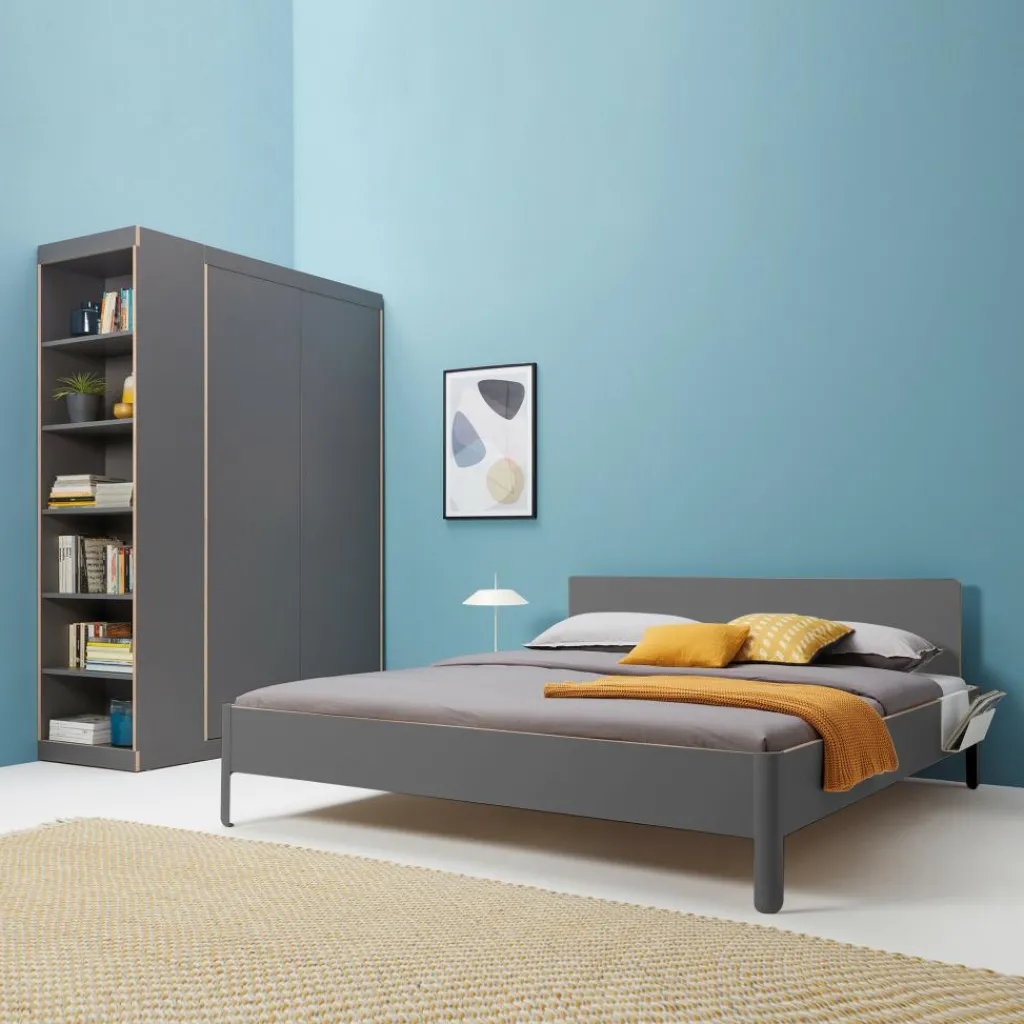 Müller Small Living Nait Doppelbett mit Kopfteil 140x200cm| Betten