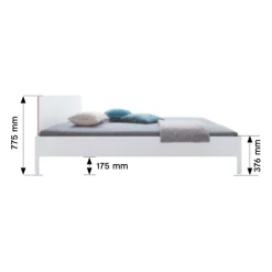 Müller Small Living Nait Doppelbett mit Kopfteil 160x200cm| Betten