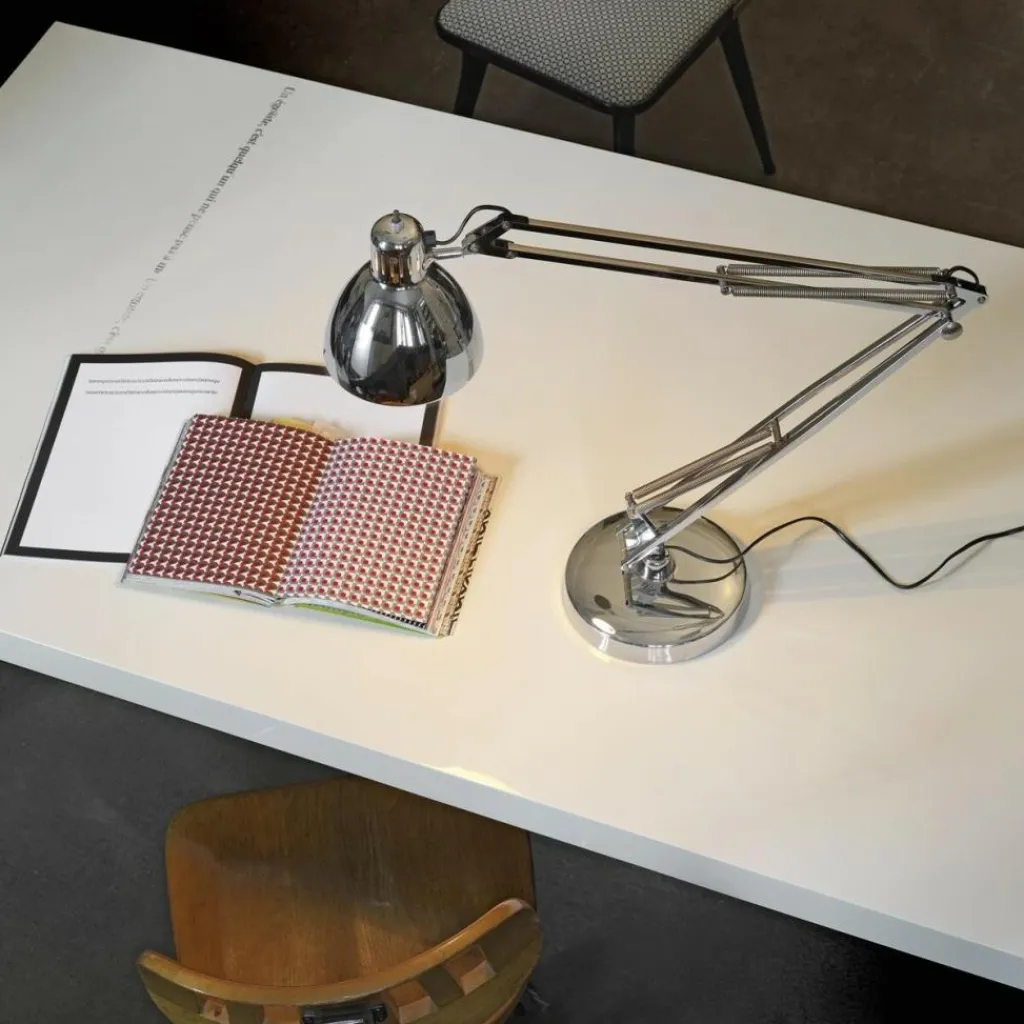 Fontana Arte Naska Large Schreibtischleuchte mit Fuß| Schreibtischleuchten