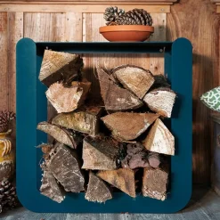 Kaminzubehör^Fermob Nevado Holztrage/ Beistelltisch