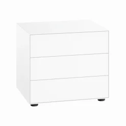 Nachttische^Piure Nex Pur Box Nachttisch mit 3 Schubladen 60x50x48cm