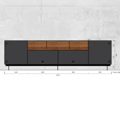 Sideboards|Sideboards^Piure Nex Sideboard 281,2x48x78cm