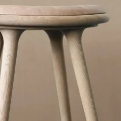 Hocker^Mater Niedriger Hocker Gestelll Eiche H 47cm