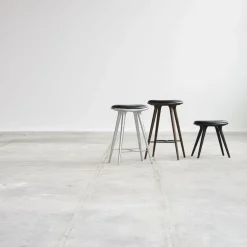 Hocker^Mater Niedriger Hocker Gestelll Eiche H 47cm