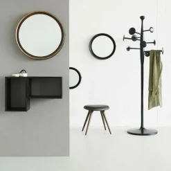 Hocker^Mater Niedriger Hocker Gestelll Eiche H 47cm