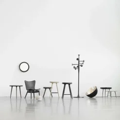 Hocker^Mater Niedriger Hocker Gestelll Eiche H 47cm