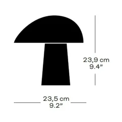 Tischleuchten|Nachttischleuchten^Fritz Hansen Night Owl™ Tischleuchte Stahl