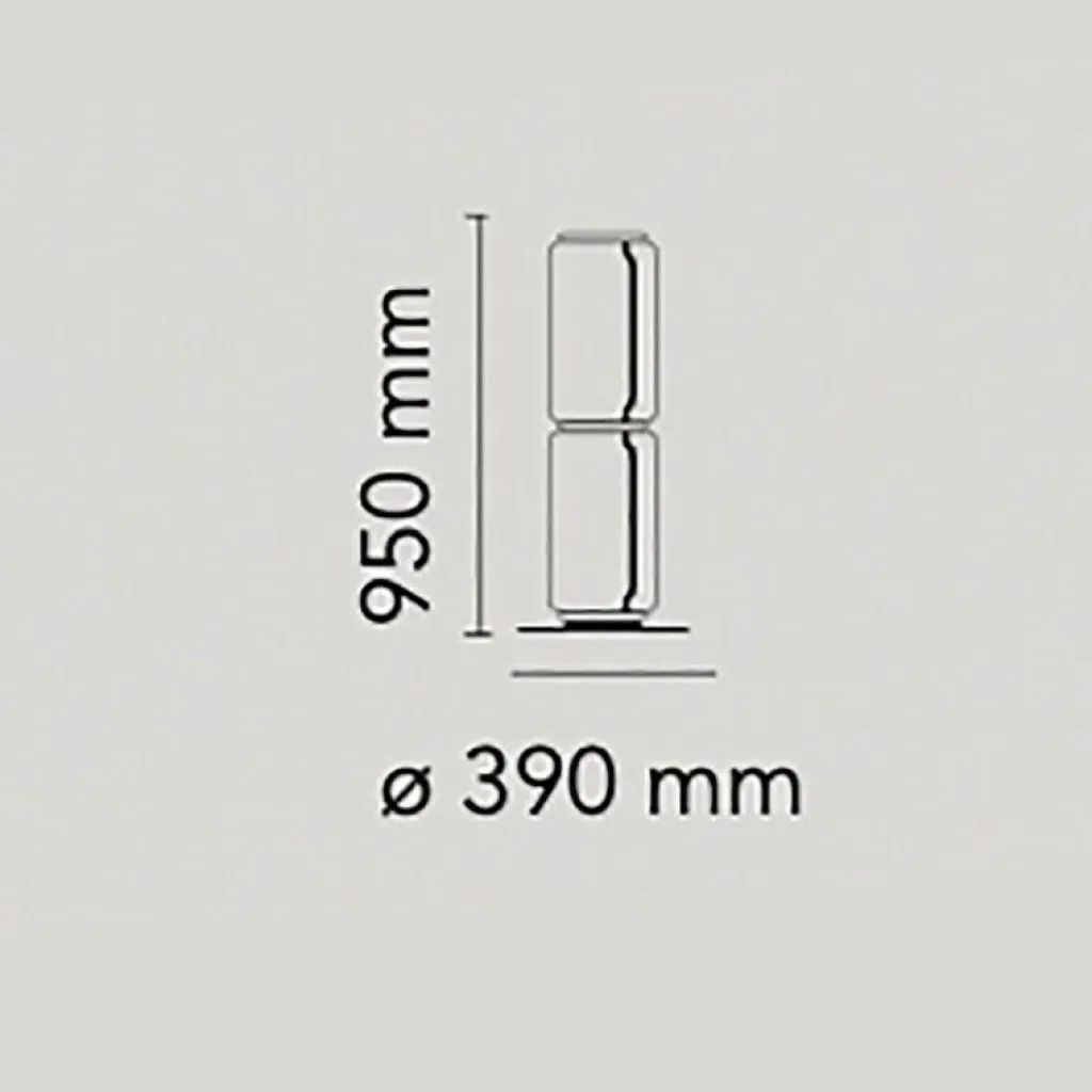 Stehleuchten^Flos Noctambule Low Cylinders Small Base LED Stehleuchte