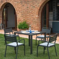 Gartentische|Garten-Bistrotische^Emu Nova Gartenesstisch 90x90cm