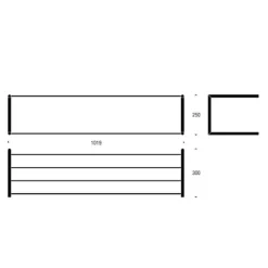 FROST Nova Schuhregal 100cm| Schuhschränke