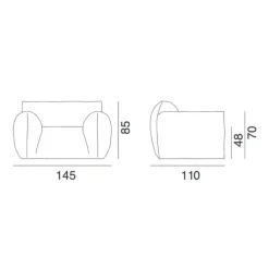 Gervasoni Nuvola 09 Sessel| Sessel