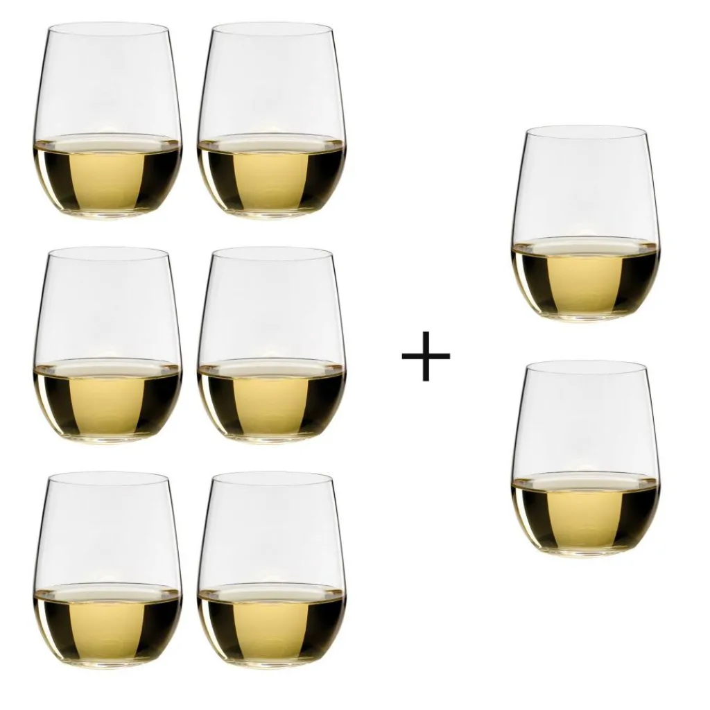 Weinzubehör|Gläser^Riedel O Wine Viognier/Chardonnay Weinglas 6+2 gratis