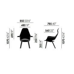 Vitra Organic Highback Stuhl| Stühle