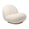 Sessel^Gubi Pacha Lounge Chair Gestell perlgold drehbar