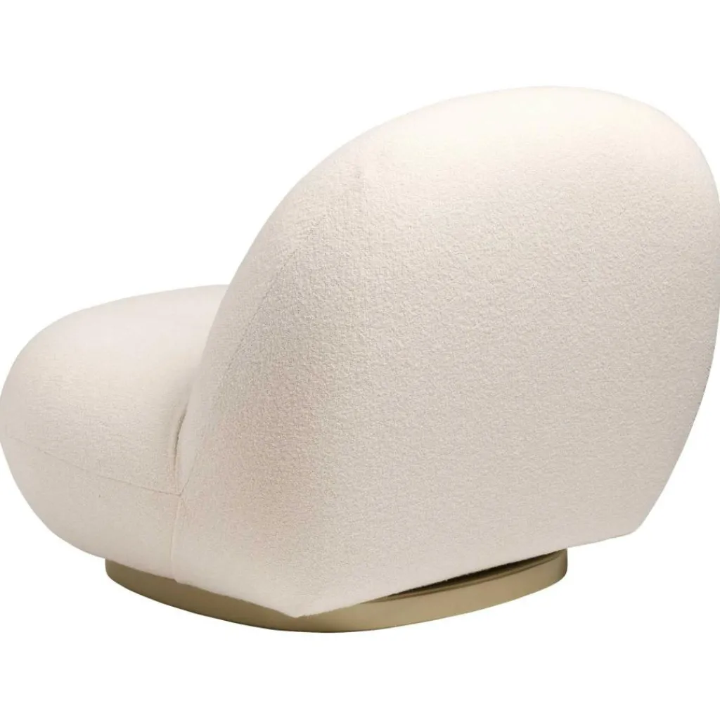 Sessel^Gubi Pacha Lounge Chair Gestell perlgold drehbar