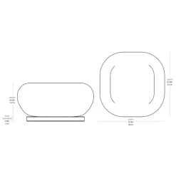 Hocker^Gubi Pacha Outdoor Ottoman drehbar