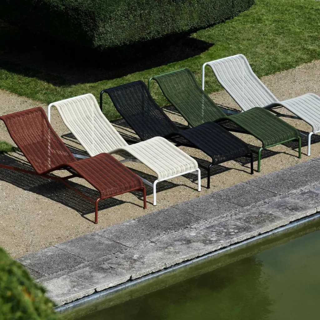 HAY Palissade Cord Chaise Longue| Gartenliegen