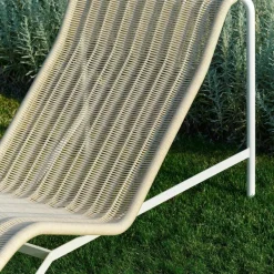 HAY Palissade Cord Chaise Longue| Gartenliegen
