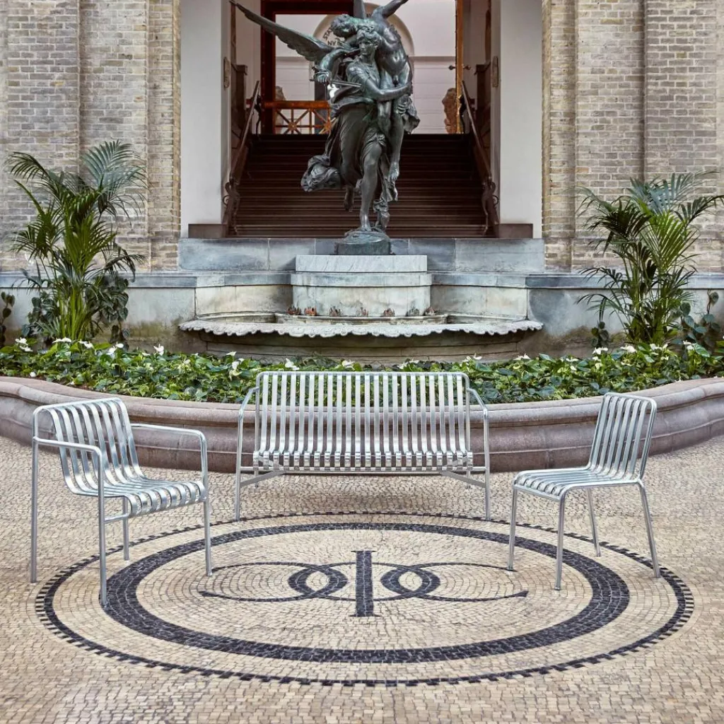 Stühle|Gartenstühle^HAY Palissade Gartenstuhl Feuerverzinkt 4er Set