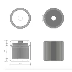 Badaccessoires^Decor Walther Papiertuchbox KR KB