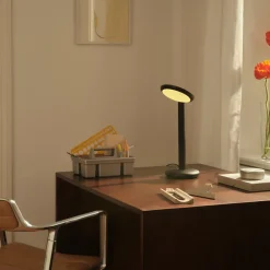 GRAU Parrot LED Tischleuchte| Tischleuchten|Nachttischleuchten