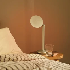 GRAU Parrot LED Tischleuchte| Tischleuchten|Nachttischleuchten