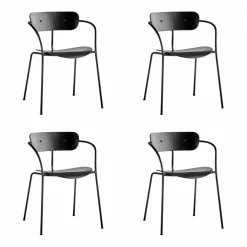 &Tradition Pavilion AV2 Armlehnstuhl 4er Set| Stühle